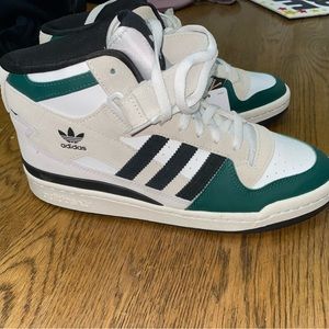 Adidas Originals Forum Mid dark green and tan